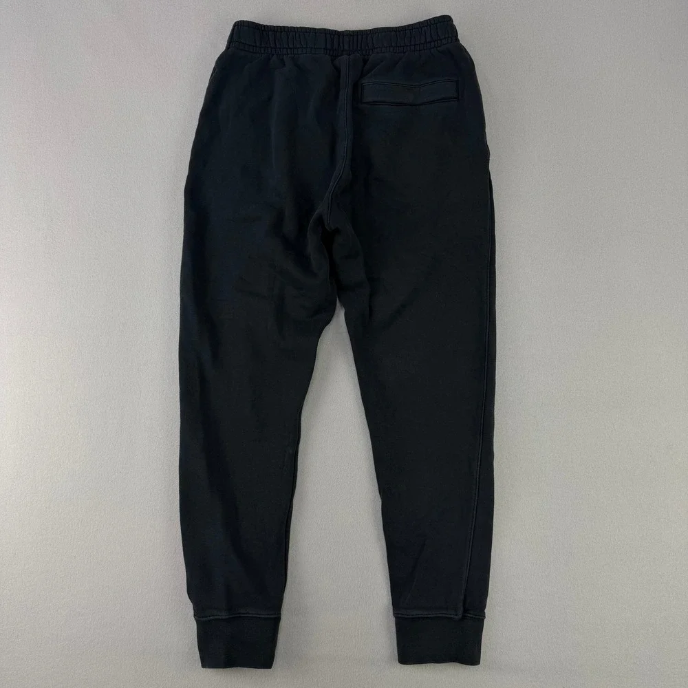 Nike Sportswear Fleece Jogger Pants Men Small Black Joggers Logo Sweatpants
